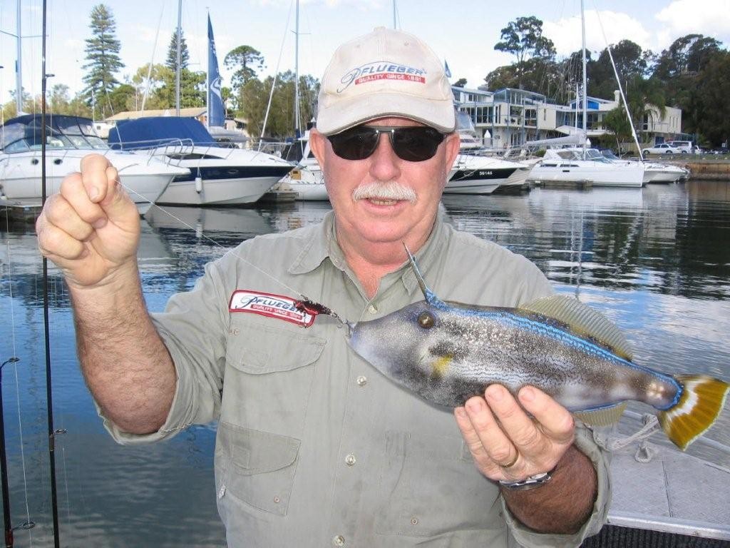 Blades worked down deep against the outside edges of pontoons and marina's are a great option © Gary Brown